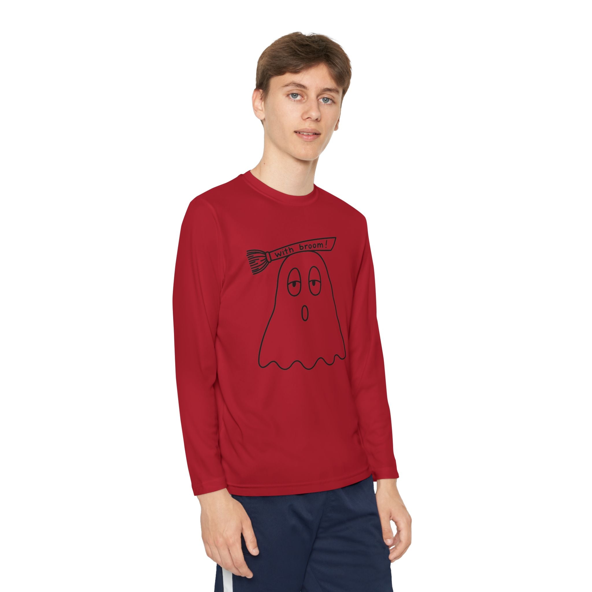 Lily's Cute Ghost Long Sleeve Tee for Kids