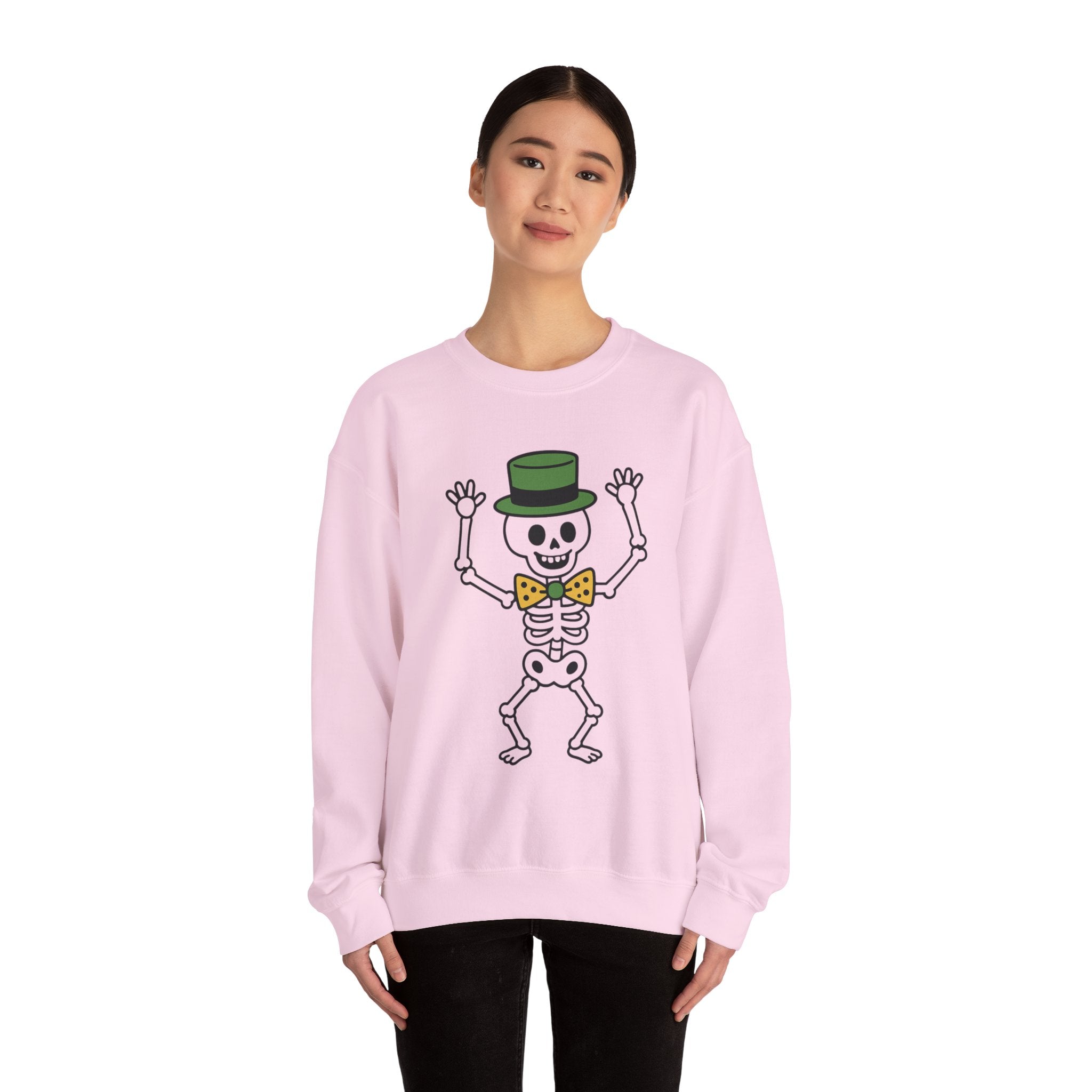 Lily's St. Patrick's Day Skeleton Crewneck Sweatshirt
