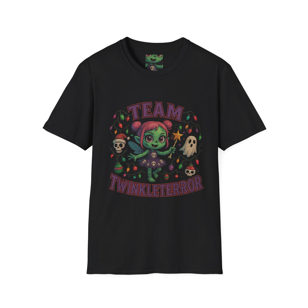 Whimsical Team Twinkleterror Unisex T-Shirt, Funny Halloween Tee, Cute Ghost Halloween Shirt, Playful Graphic T, Festive Party [...]
