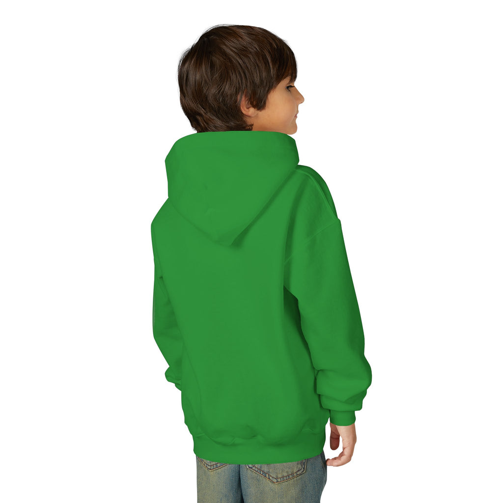 Cute Pumpkin Witch Youth Hoodie - Perfect for Halloween Celebrations