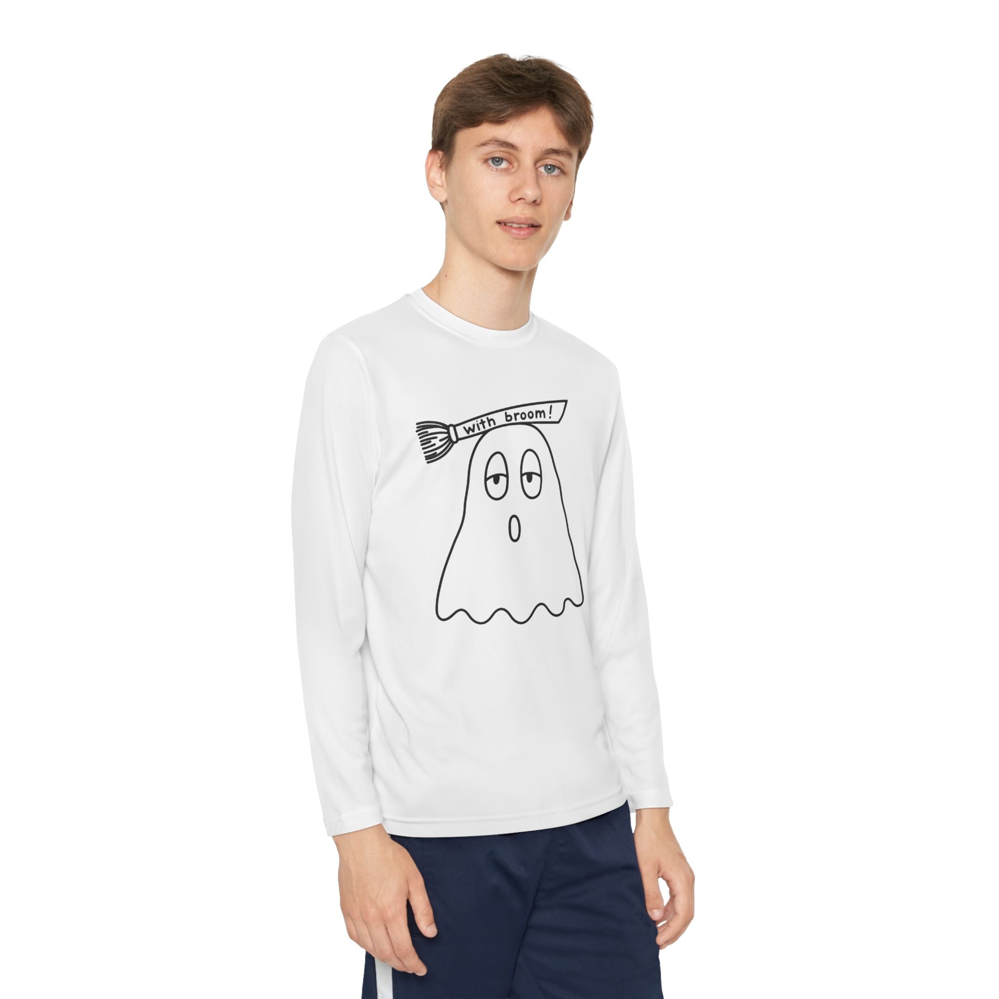 Lily's Cute Ghost Long Sleeve Tee for Kids