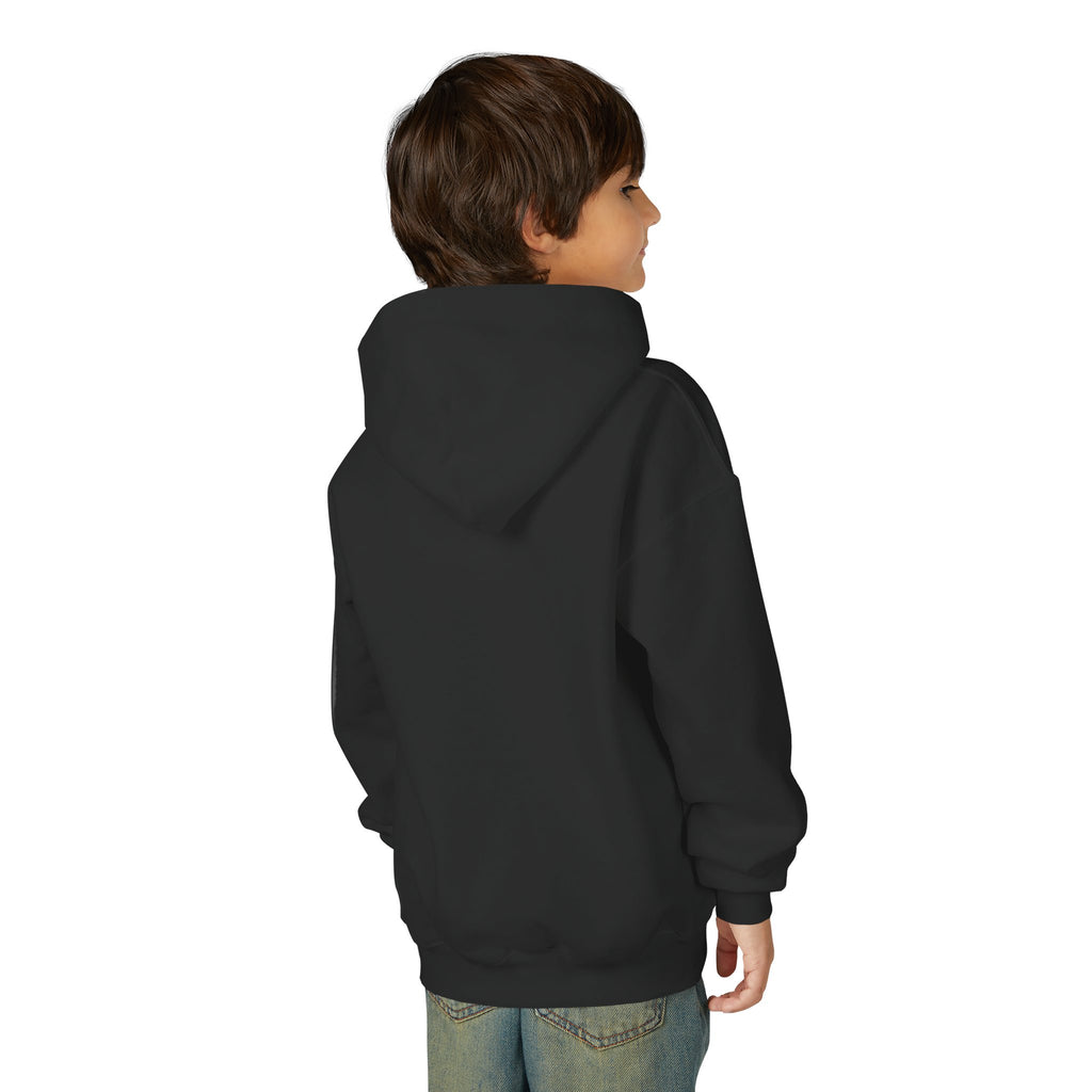 Cute Pumpkin Witch Youth Hoodie - Perfect for Halloween Celebrations