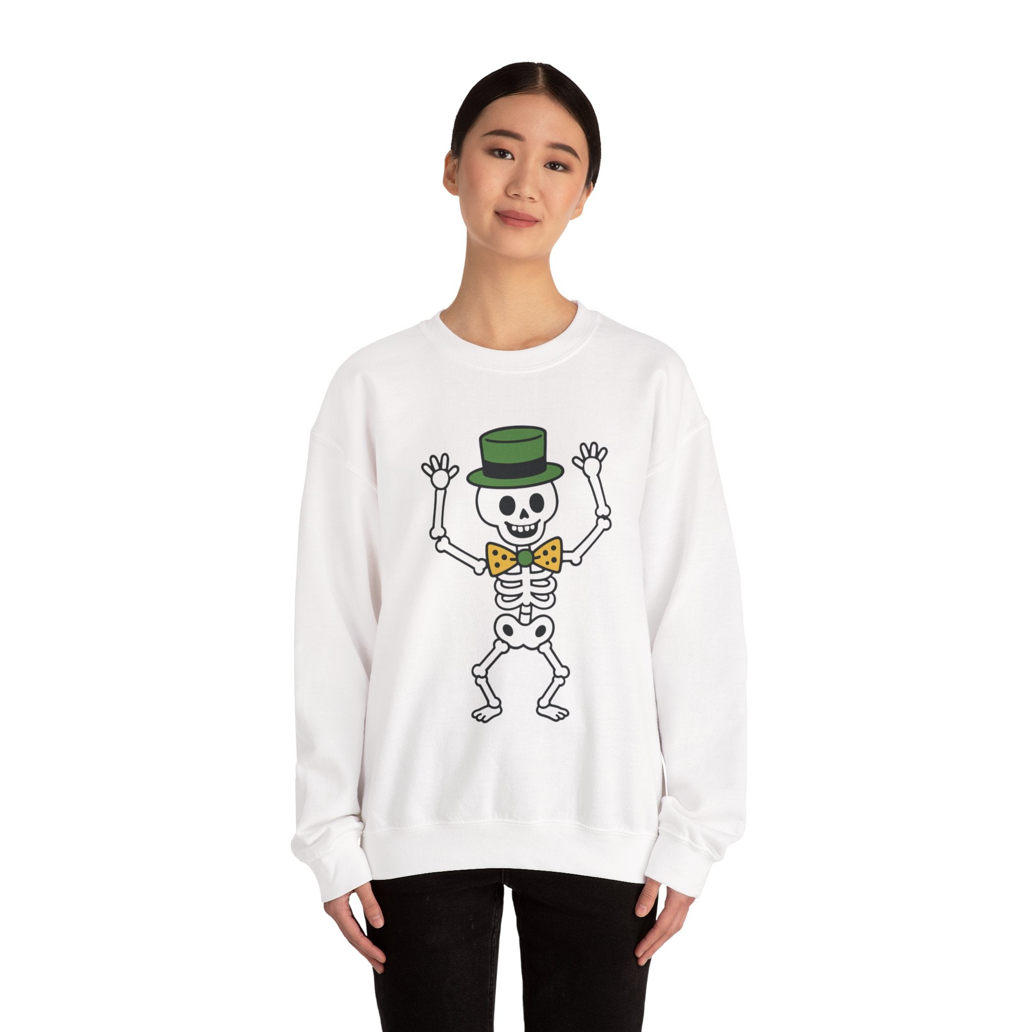 Lily's St. Patrick's Day Skeleton Crewneck Sweatshirt