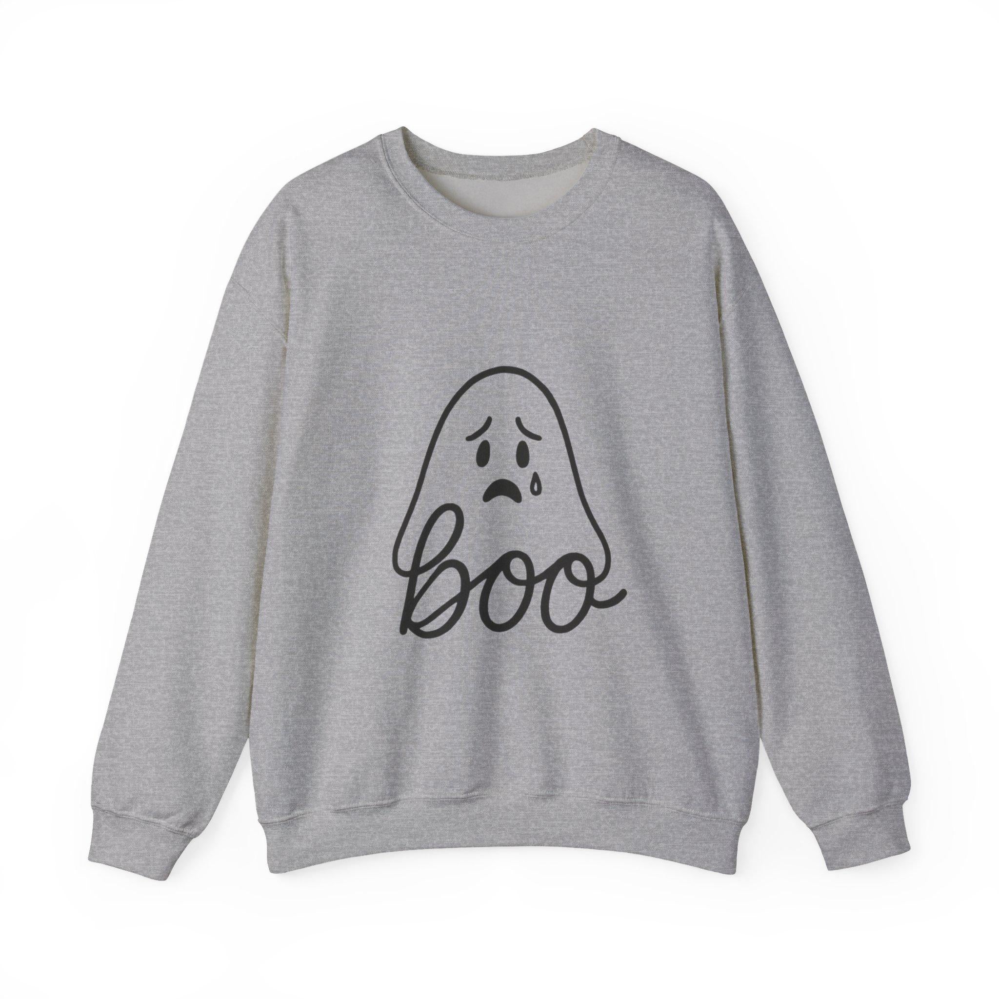 Boo Ghost Sweatshirt - Unisex Halloween Crewneck, Cozy Fall Sweatshirt, Spooky Season Apparel, Perfect for Halloween Parties, Gift for [...]