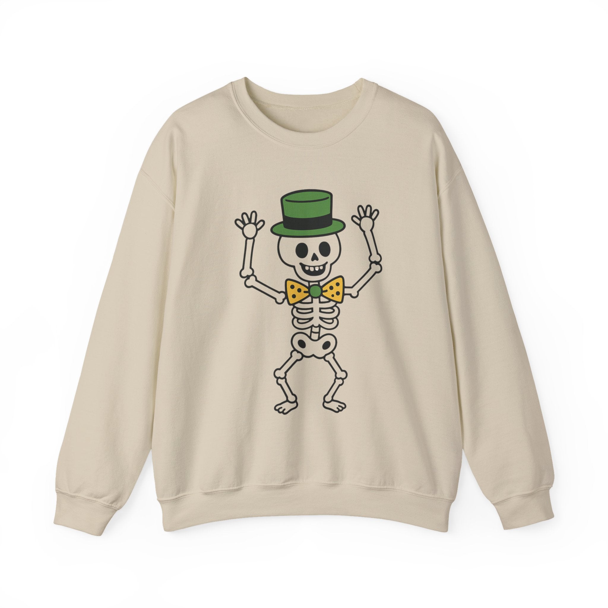 Lily's St. Patrick's Day Skeleton Crewneck Sweatshirt