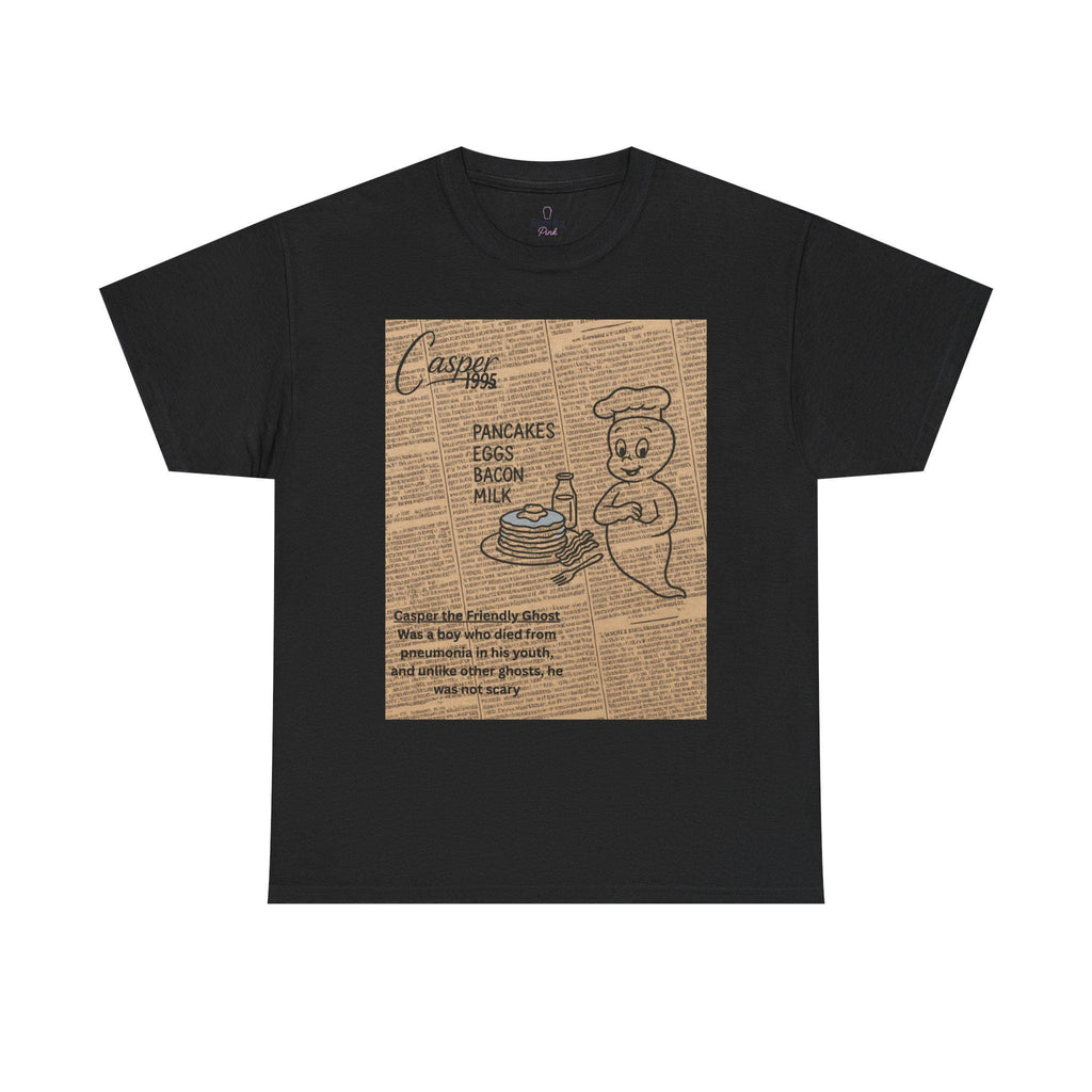 Vintage Casper 1995 Tee Retro Newspaper Design