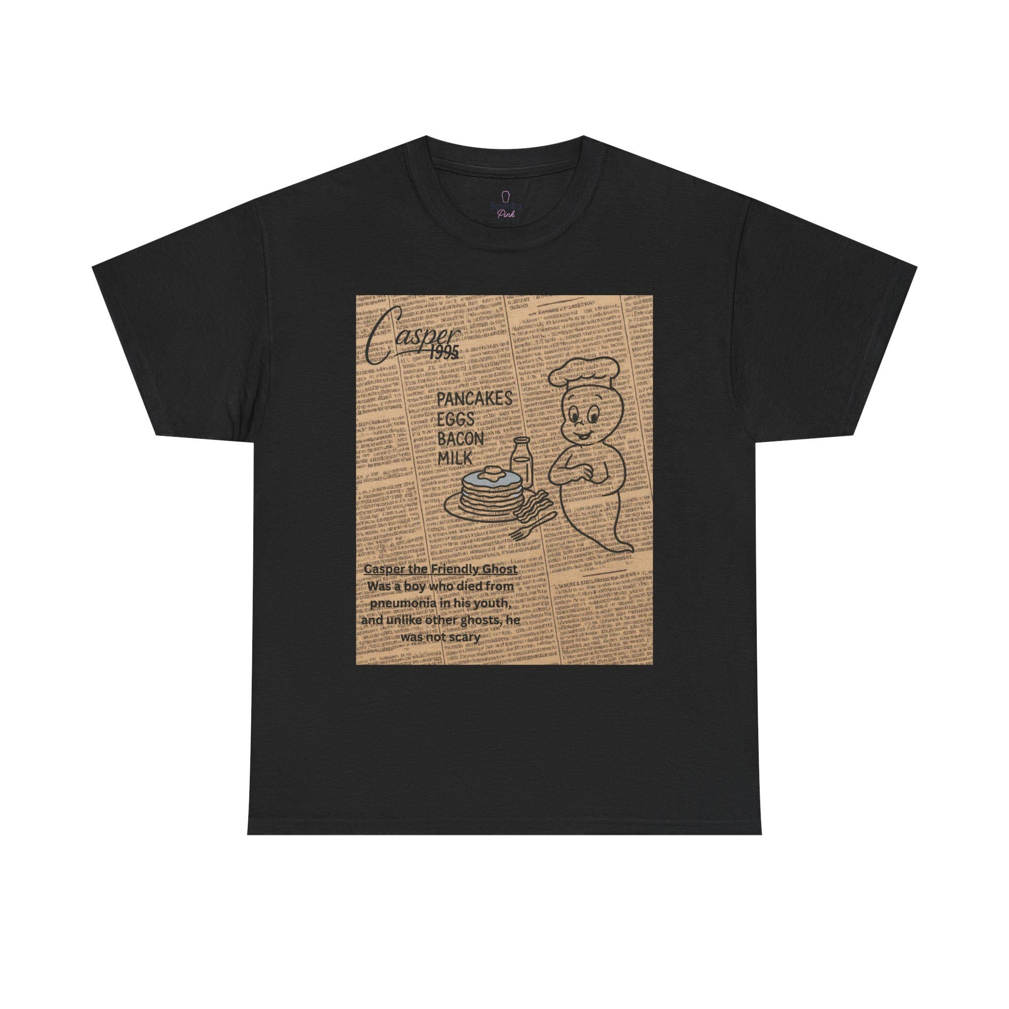 Vintage Casper 1995 Tee Retro Newspaper Design