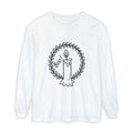 Boo Candle Long Sleeve T-Shirt - Unisex Halloween Tee