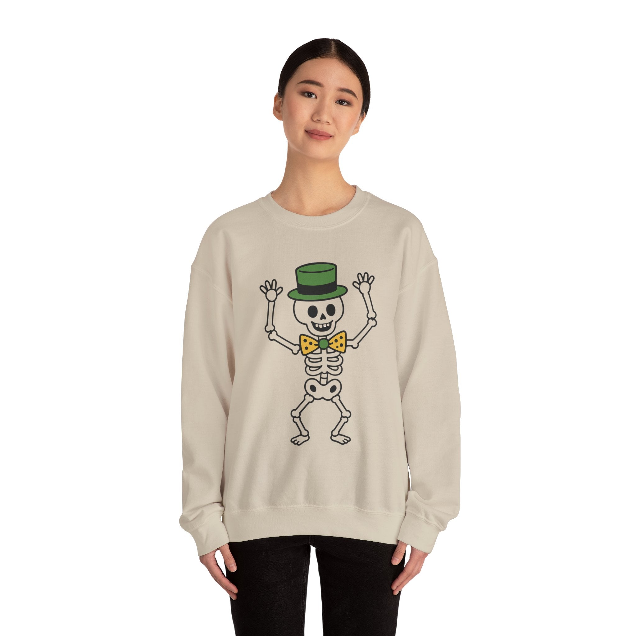 Lily's St. Patrick's Day Skeleton Crewneck Sweatshirt