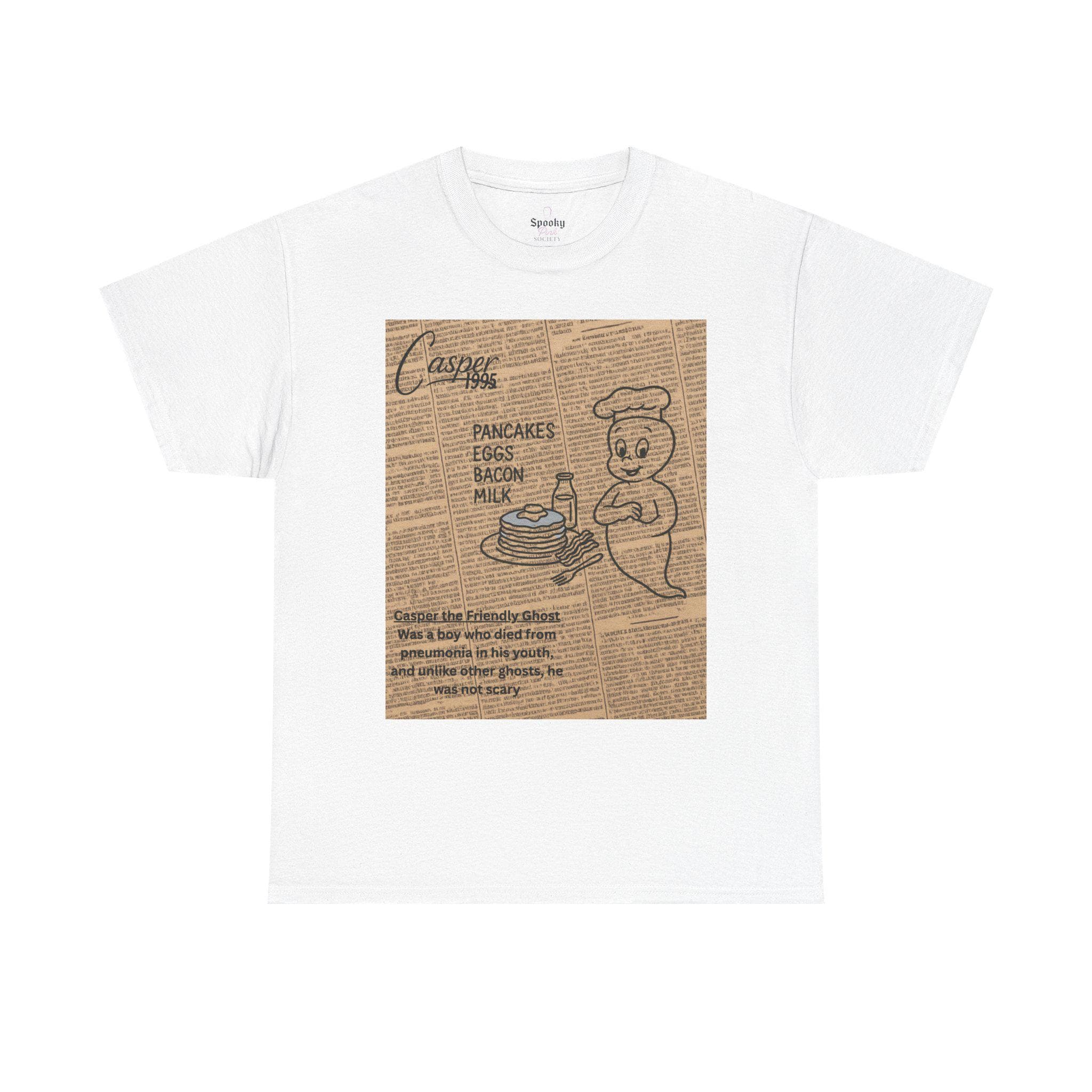 Vintage Casper 1995 Tee Retro Newspaper Design