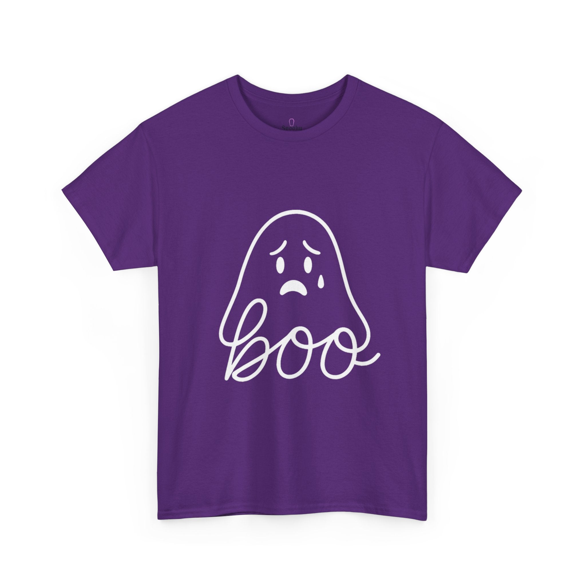 Boo Ghost Tee, Fun Halloween Unisex Shirt, Spooky Casual Wear, Cute Fall Apparel, Funny Ghost Graphic Tee
