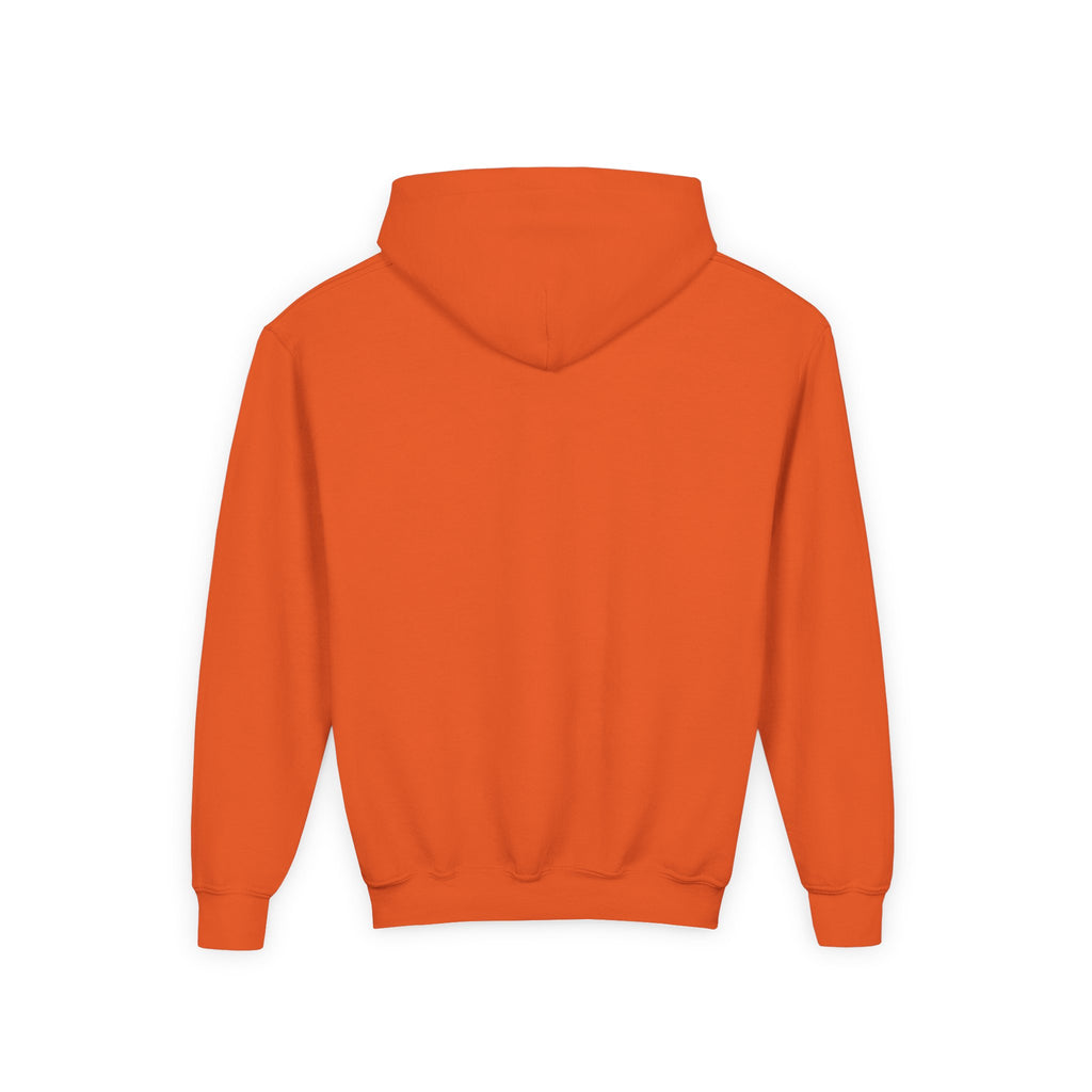 Cute Pumpkin Witch Youth Hoodie - Perfect for Halloween Celebrations