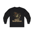 Emily Nightshade - Witch Long Sleeve Tee, Halloween Shirt, Spooky Apparel, Cute Witch T-Shirt, Gift for Witch Lovers, Cozy Fall Fashion
