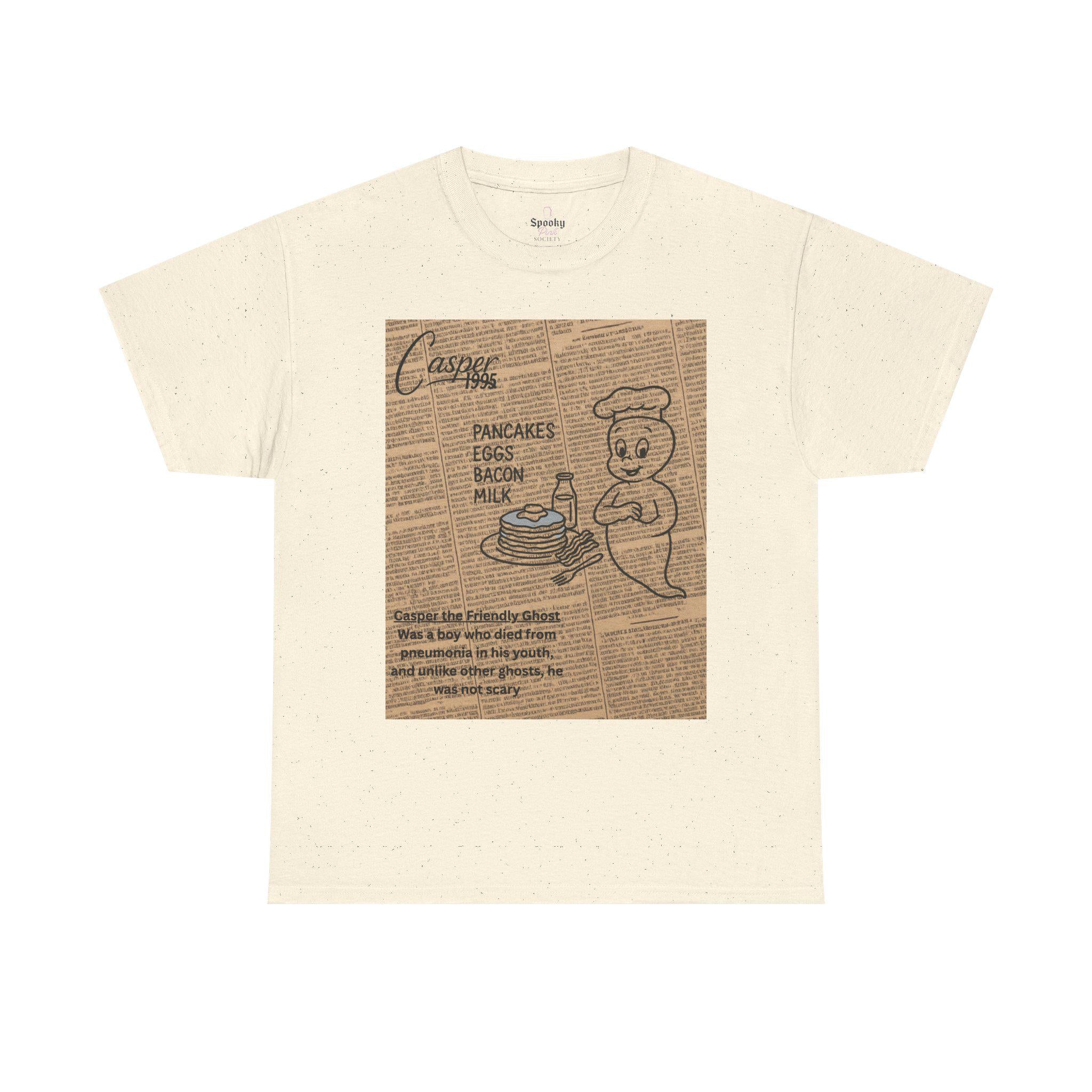 Vintage Casper 1995 Tee Retro Newspaper Design