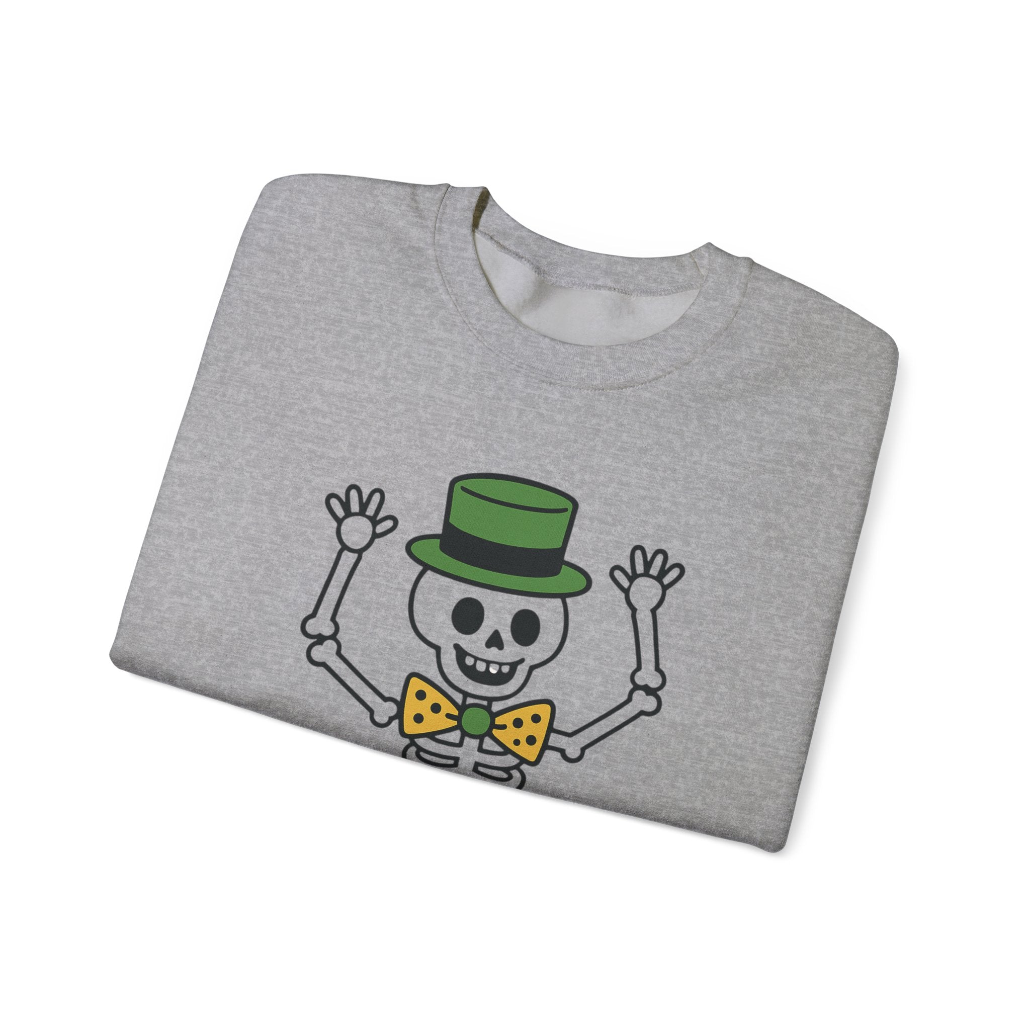 Lily's St. Patrick's Day Skeleton Crewneck Sweatshirt