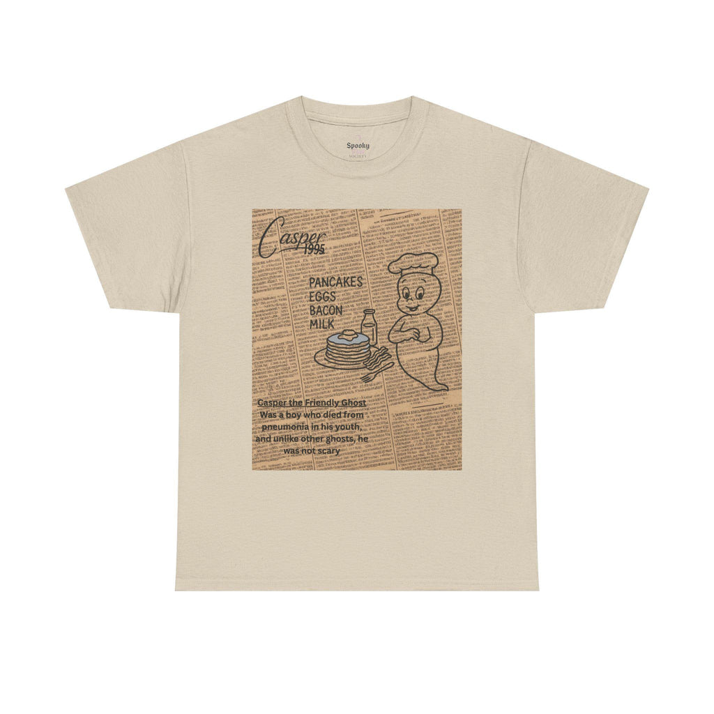 Vintage Casper 1995 Tee Retro Newspaper Design