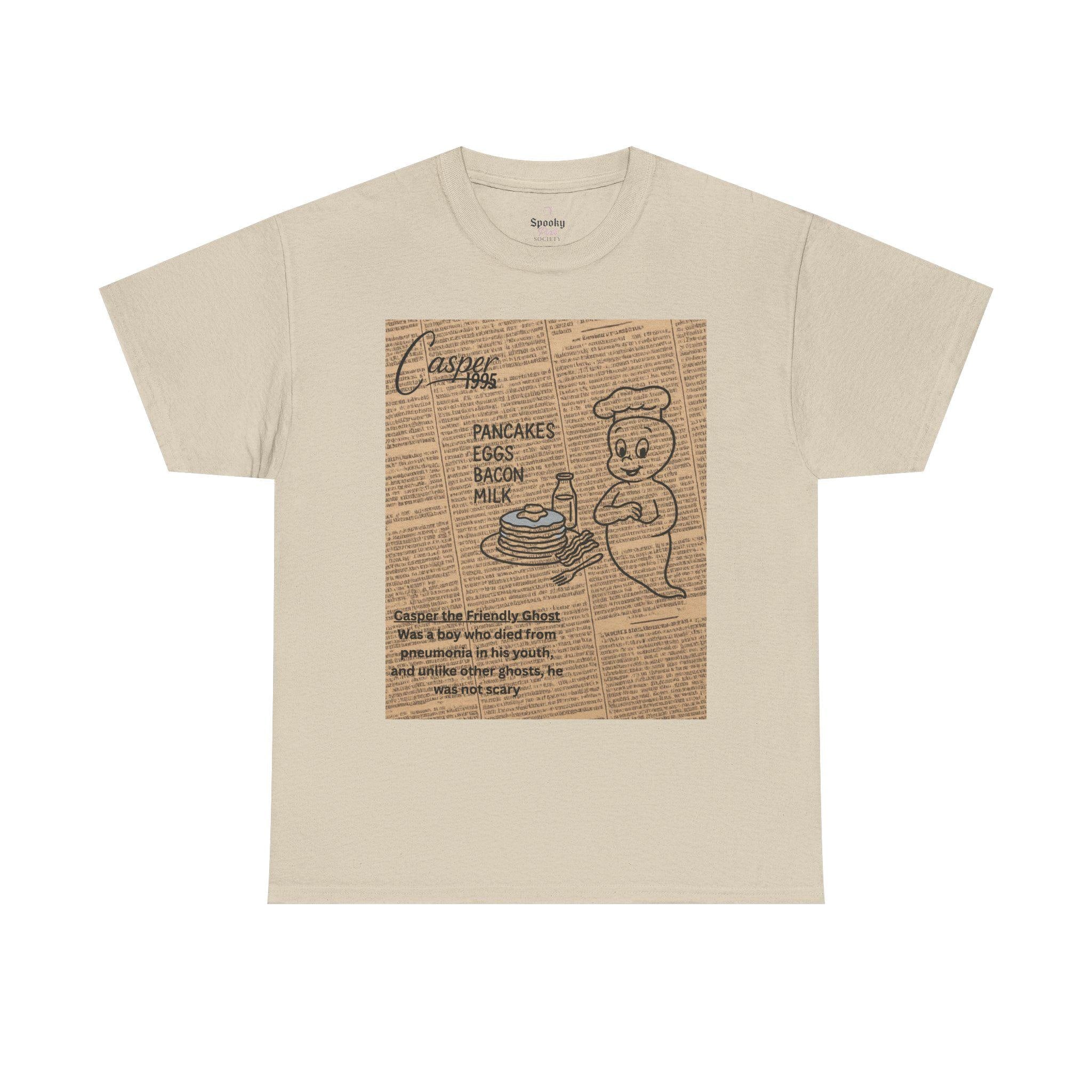 Vintage Casper 1995 Tee Retro Newspaper Design