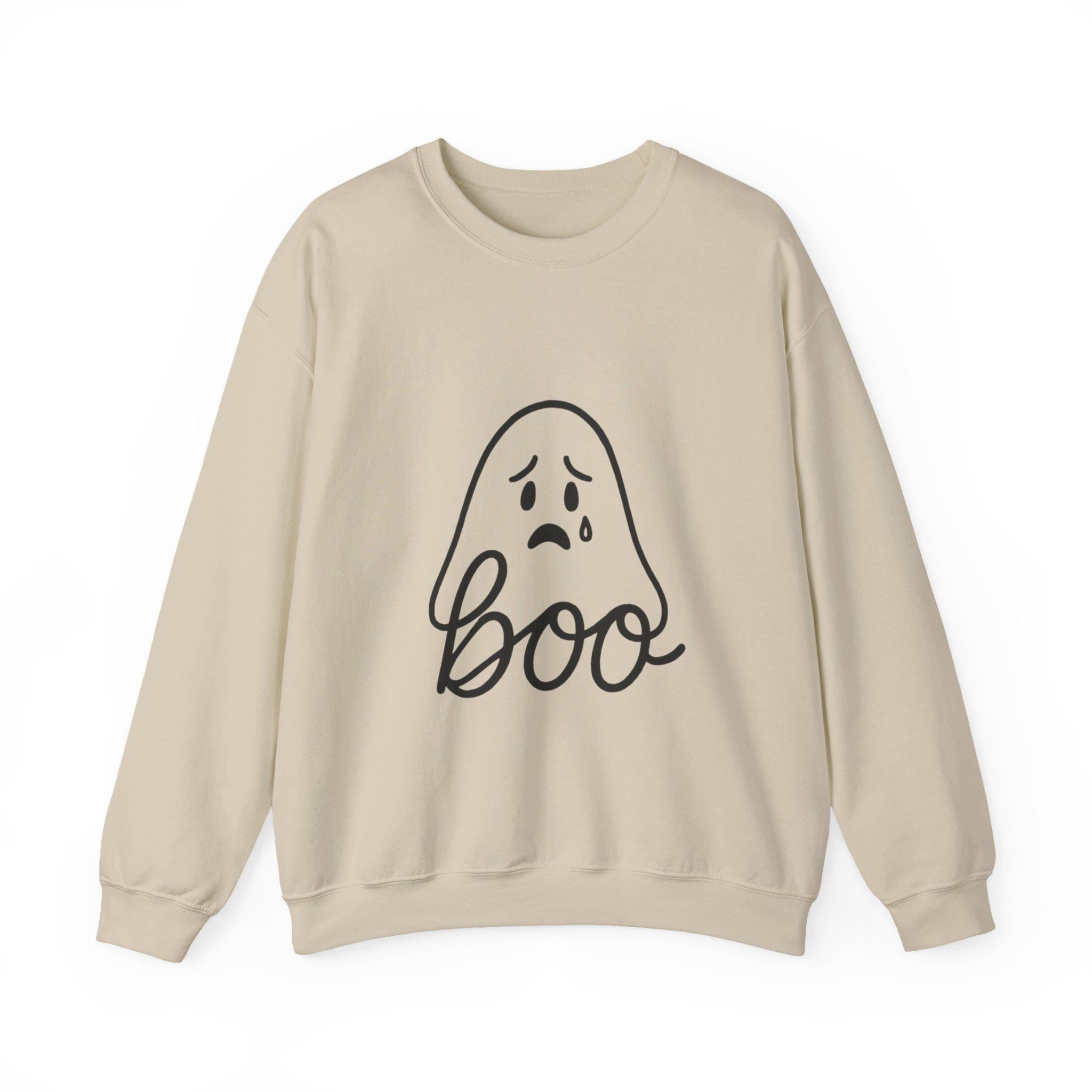 Boo Ghost Sweatshirt - Unisex Halloween Crewneck, Cozy Fall Sweatshirt, Spooky Season Apparel, Perfect for Halloween Parties, Gift for [...]