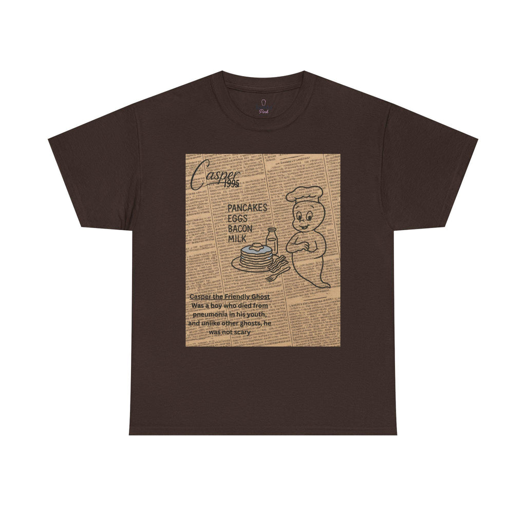Vintage Casper 1995 Tee Retro Newspaper Design